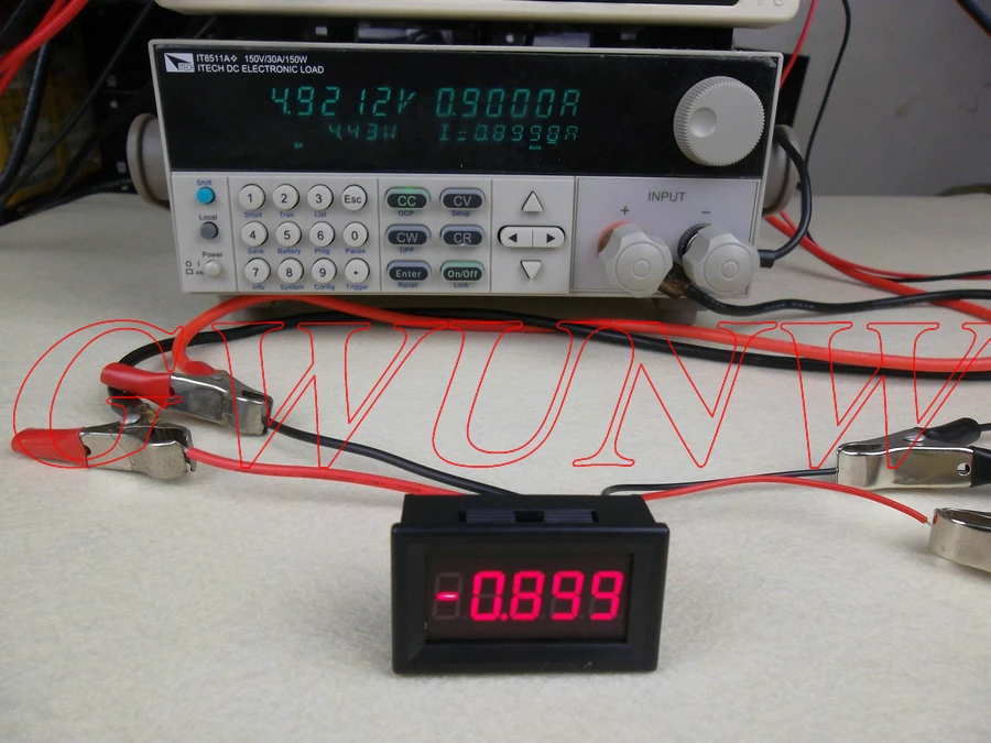 GWUNW BY536A DC 0-3.0000A(3A) Цифровой Амперметр 5 бит 0,36 дюйма