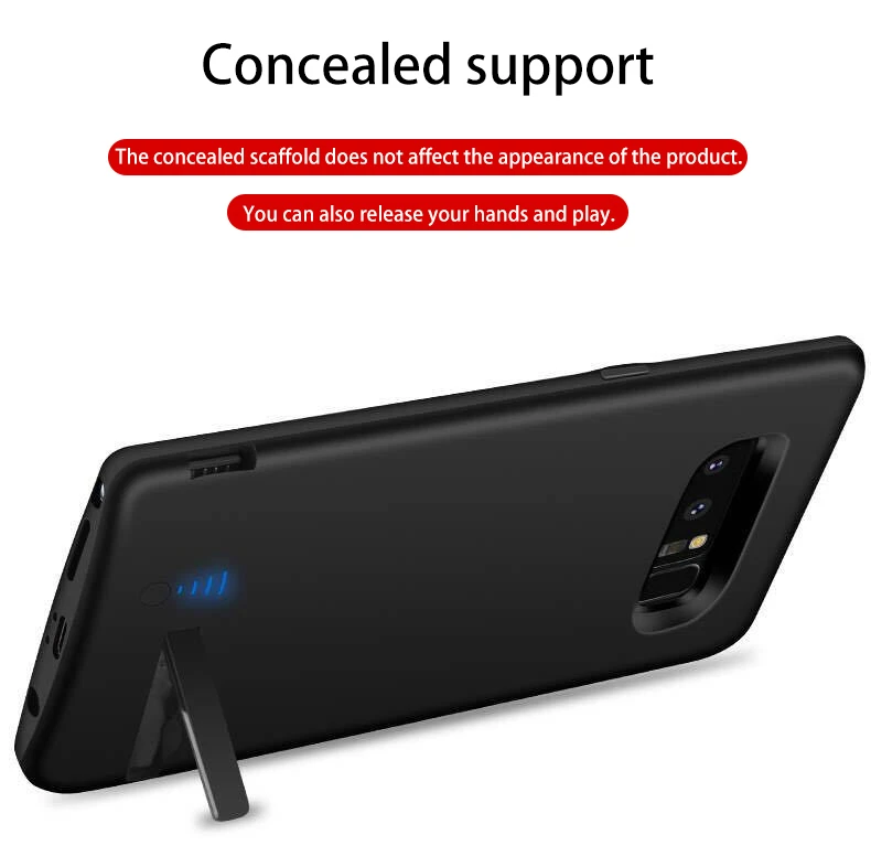 Чехол для аккумулятора 6500 мАч для samsung Galaxy Note 8 Внешний аккумулятор ультра тонкий чехол для зарядного устройства s Зарядка