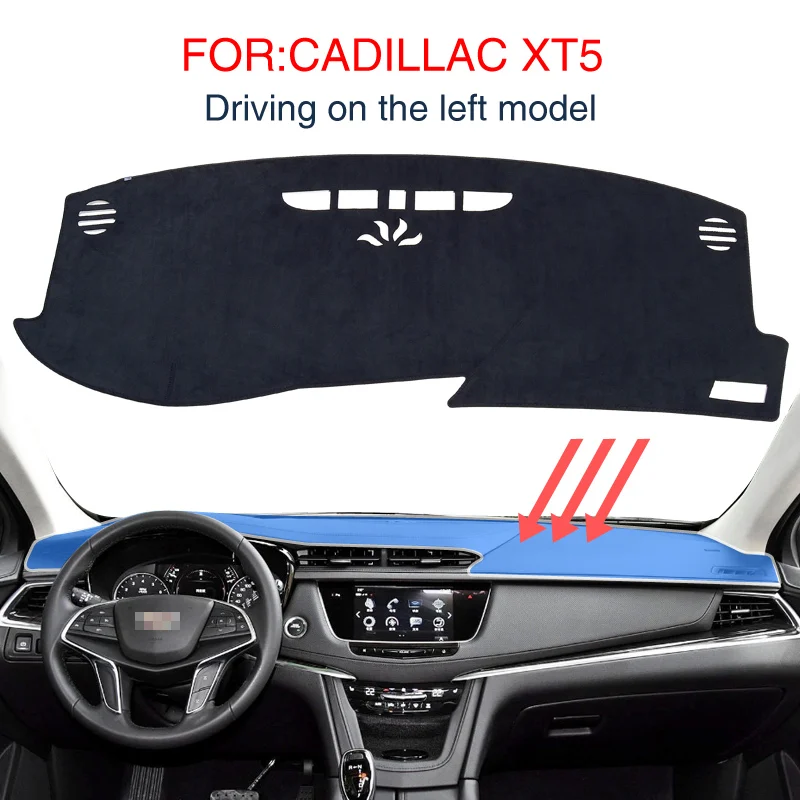 

Smabee Dash Mat for CADILLAC XT5 Interior Accessories Anti-Slip Dashmat Carpet Car Dashboard Pad Sunscreen Protective Cover
