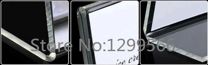 L форма A5 утолщенная акриловая прейскурант рекламный постер стенд стол меню