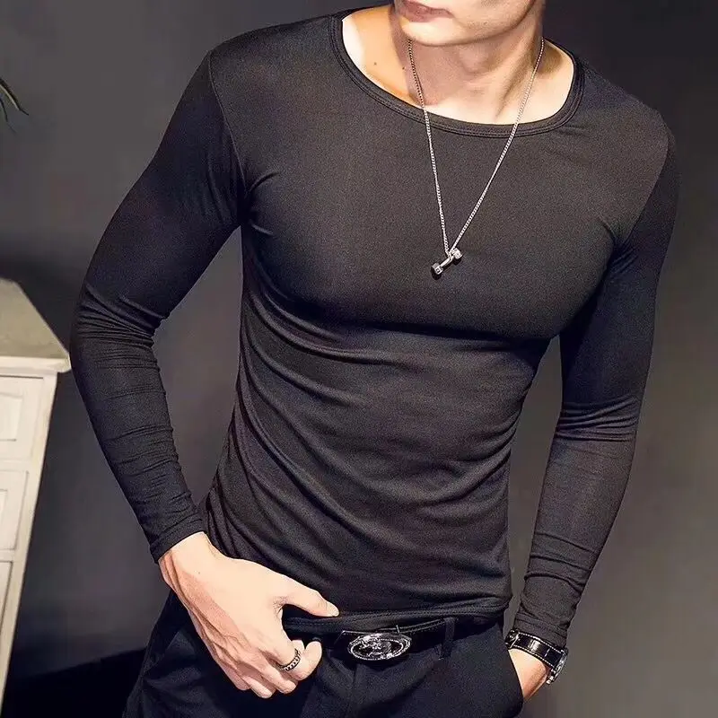 Горячая новинка 2019 Весенняя Модная брендовая футболка с круглым вырезом