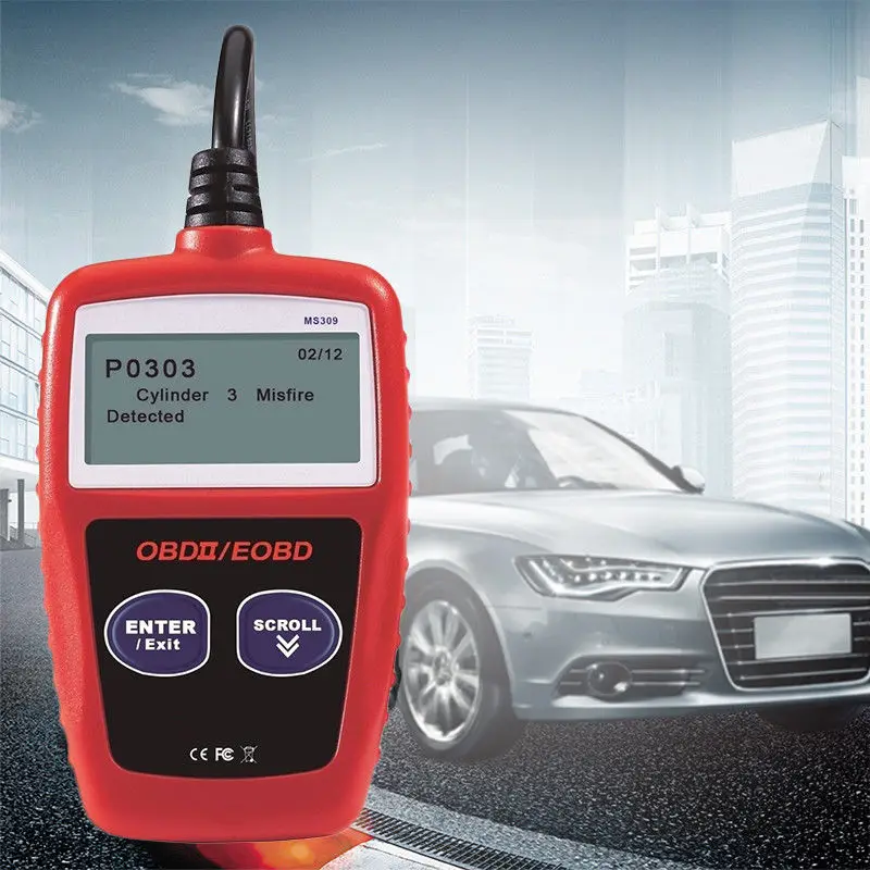 Vehemo OBD2 MS309 авто автомобильные инструменты для диагностики сканер