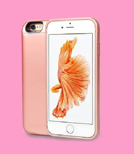 Rose gold NEWDERY для iPhone 5 Чехол для внешнего зарядного устройства для iPhone 5S чехол для резервного зарядного устройства для iPhone SE power Bank - Цвет: Rose gold