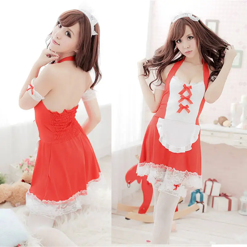 Новинка 2018 горячая эротическая Униформа официантки нижнее белье сексуальный