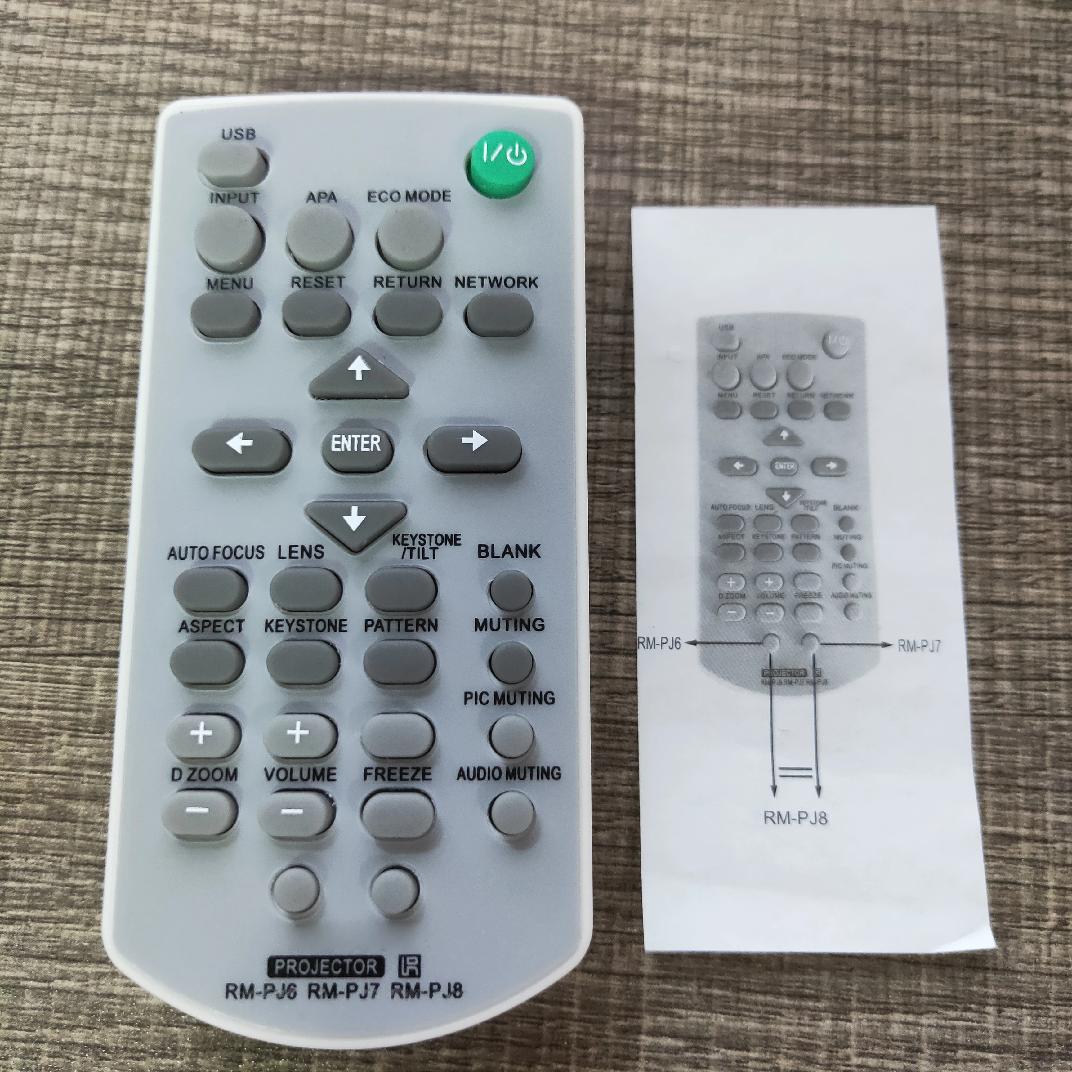 Новая замена RM PJ6 PJ7 для SONY Проектор Пульт дистанционного управления|Пульты ДУ| |