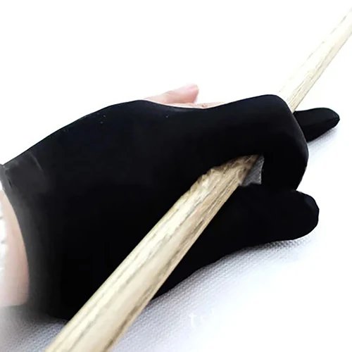 

Spandex Snooker Billiard Cue Glove Pool Left Hand Open Three Finger Accessory