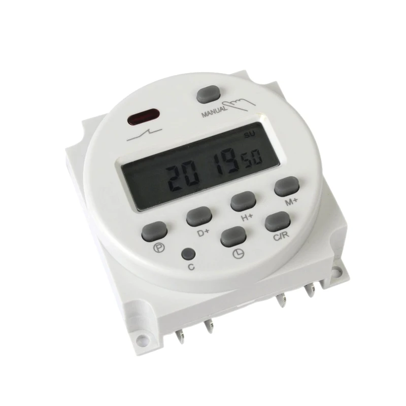 Программируемый таймер с ЖК дисплеем 12 В 16 А|relay switch|time relay switch12v time |