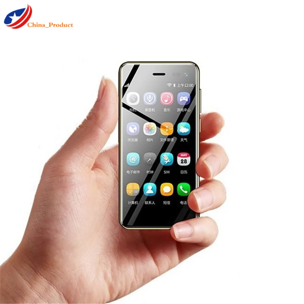 Самый маленький смартфон Ulcool U2 3,15 дюймов MTK6739 1 ГБ 8 ГБ телефон Android 8,1 Google Play 4G милый кожаный мини мобильный телефон