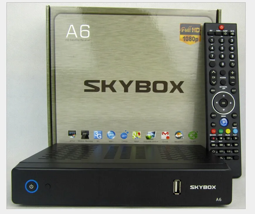 Wifi TV коробка сети обмена универсальный и всеобъемлющий Set Top Box скайбокс A6 Google