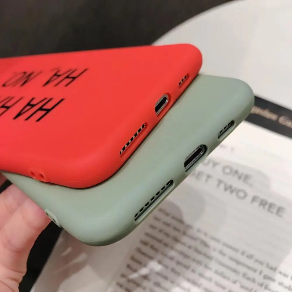 Чехол для телефона HAHAHAHA NO HlariousCreative Jacinth Lime Green противоударный iPhone 6/S 7 8 Plus X XR XS XSMAX |