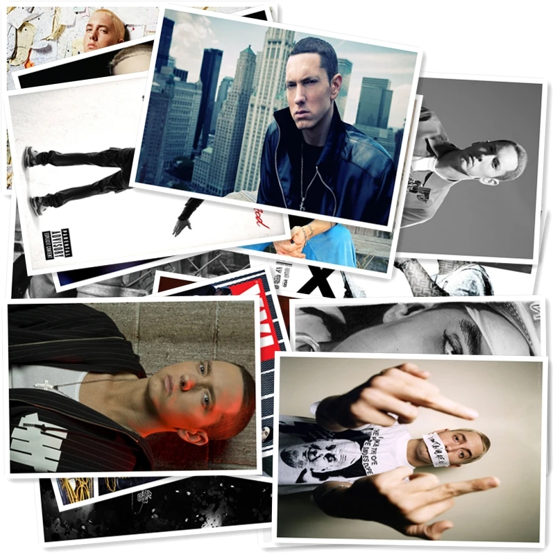 B1-10# Eminem Классическая серия стикер 20/шт ПВХ наклейка Дорожный чемодан велосипед Телефон раздвижная пластина Граффити стиль