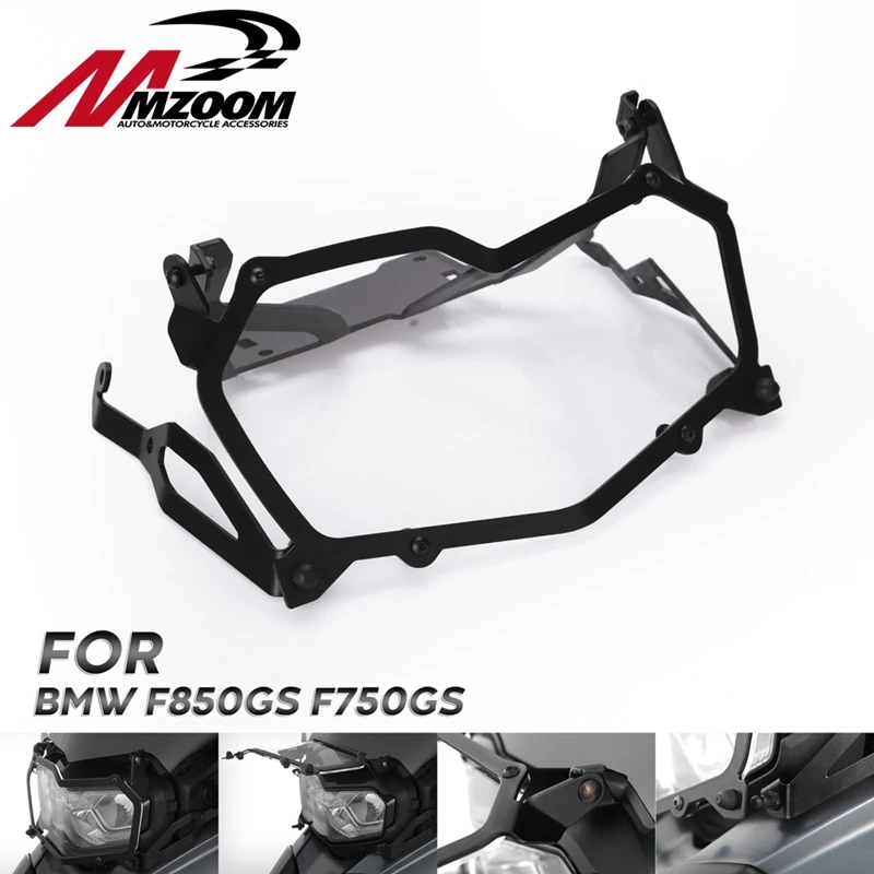 Защита фар мотоцикла чистая БЫСТРОРАЗЪЕМНАЯ крышка для BMW F850GS F750GS|Накладки и