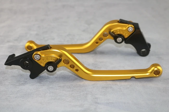 Long-Gold Алюминиевый CNC регулируемый тормозной рычаг сцепления мотоцикла для HONDA CBR1000RR/FIREBLADE/SP-18 - Цвет: Long-Gold