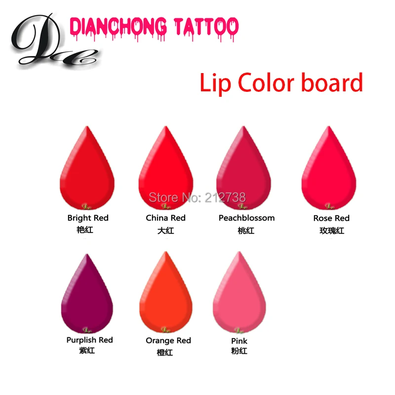 Бесплатная доставка высокое качество крем для перманентного макияжа пигмент губ