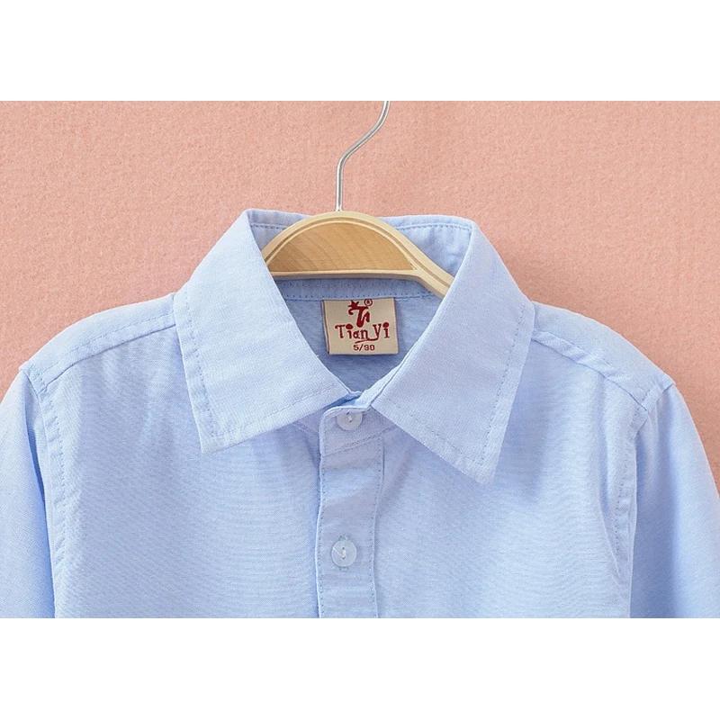 Новинка 2019 рубашка для маленьких мальчиков Детские рубашки с длинным рукавом