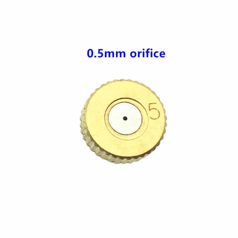 0.5mm nozzle set S080 упаковка 26 шт. mister head 18 м низкое давление парниковый Туман система охлаждения распылителя 1/4 ''шланг 0,1 мм-0,8 мм сопло отверстие опция - Цвет: 0.5mm nozzle set