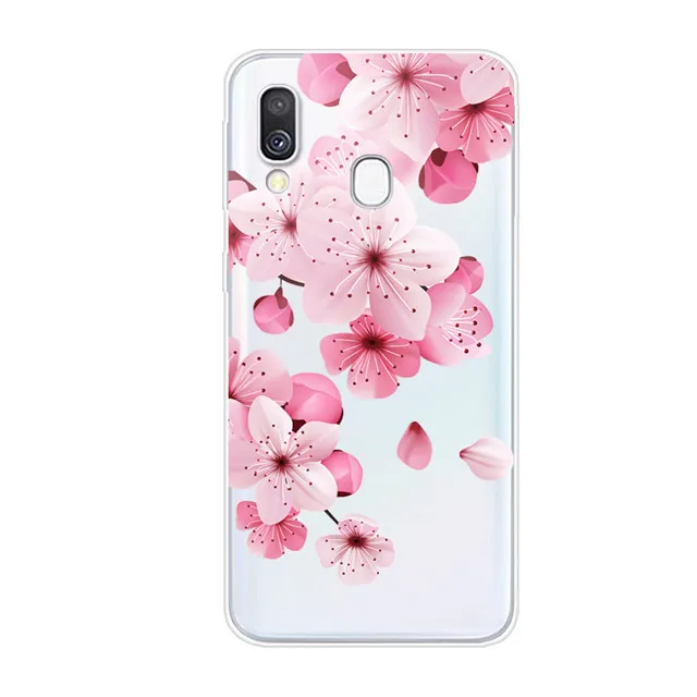 35 D для samsung A40 чехол A405 TPU Мягкий силиконовый чехол для телефона для samsung Galaxy A40 чехол A405F A 40 чехол прозрачный - Цвет: 35