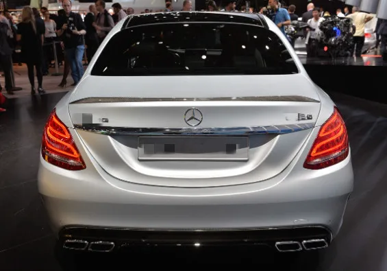 Для Benz W205 C200L C260L AMG стиль Спойлер ABS Материал заднее крыло автомобиля 4 двери праймер цвет спойлер-UP