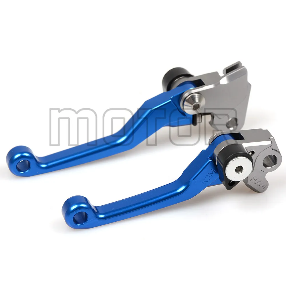 Blue Пит Байк с ЧПУ сцепления Тормозные ручки для Бета 350 RR 4 т 2012- 390 RR 4 т- RR/RS 4 т стороны двигателя складной рычаг - Цвет: Blue
