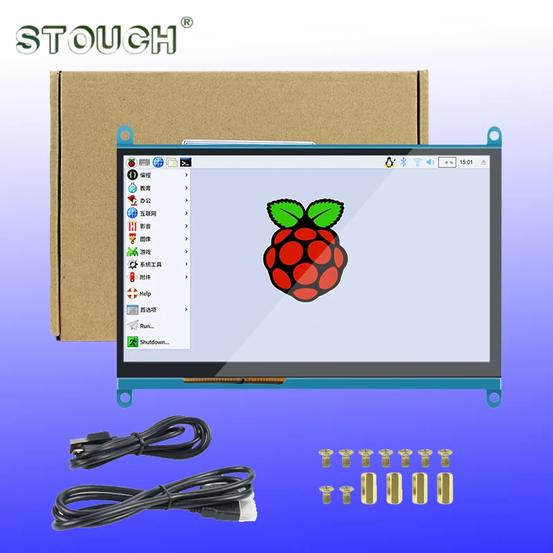 Raspberry Pi 3 Дисплей kit 7 дюймов сенсорный экран Экран HDMI HD ЖК дисплей на