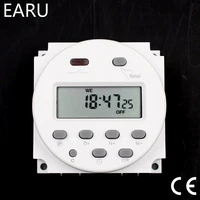 CN101A Timer Switch AC DC 12V 24V 110V 120V 220V 230V 240V Digital LCD Power Week Mini Programmable Time Switch Relay 8A to 16A