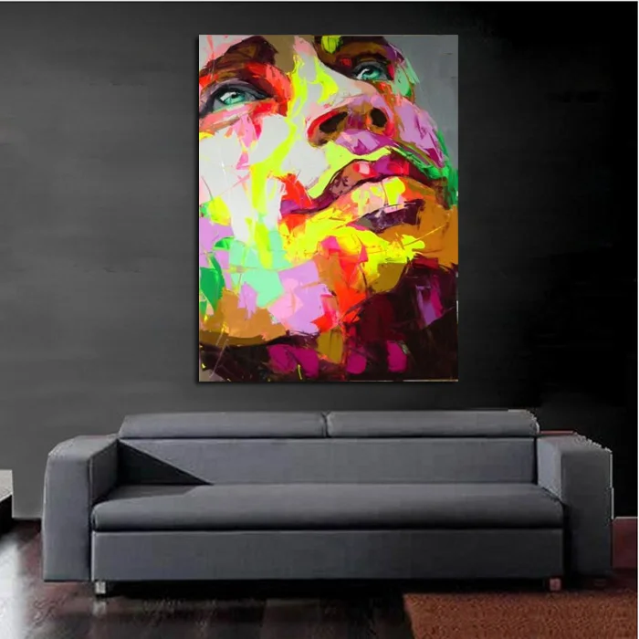 Ручная роспись современный портрет картина маслом s домашний декор высокое