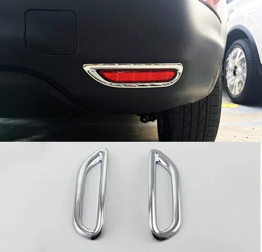 Подходит для Nissan Qashqai J11 2014 2015 2016 хромированный задний отражатель противотуманный