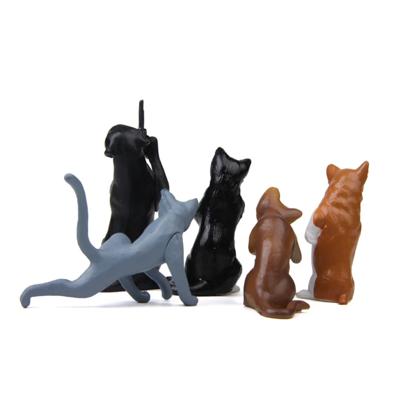 5 шт. декоративная игрушка в виде кошки собаки | Дом и сад