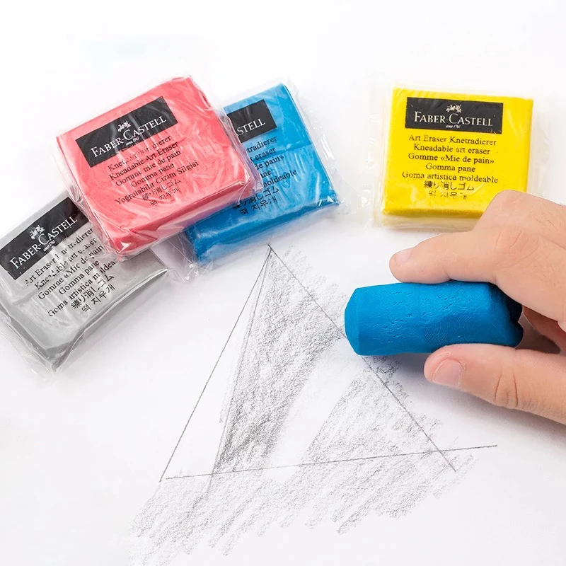 Резиновый мягкий ластик Faber Castell профессиональный дизайн для рисования эскизов