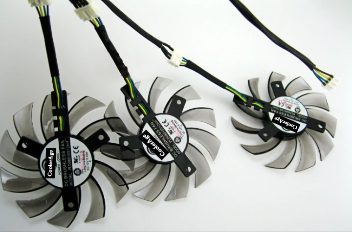 Новый оригинальный POWER LOGIC PLD08010S12HH 4pin для видеокарты GIGABYTE вентилятор GTX 780/780TI 760/770 R9