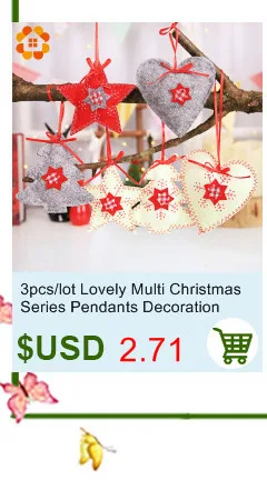 1 шт. круглые деревянные с колокольчиком DIY креативные Рождественские Подвески, украшения из дерева, рождественские украшения, вечерние украшения для дома