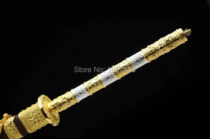 106 см * высококачественные китайские ножи WUSHU/KungFu Sword KangXi из марганцевой стали с