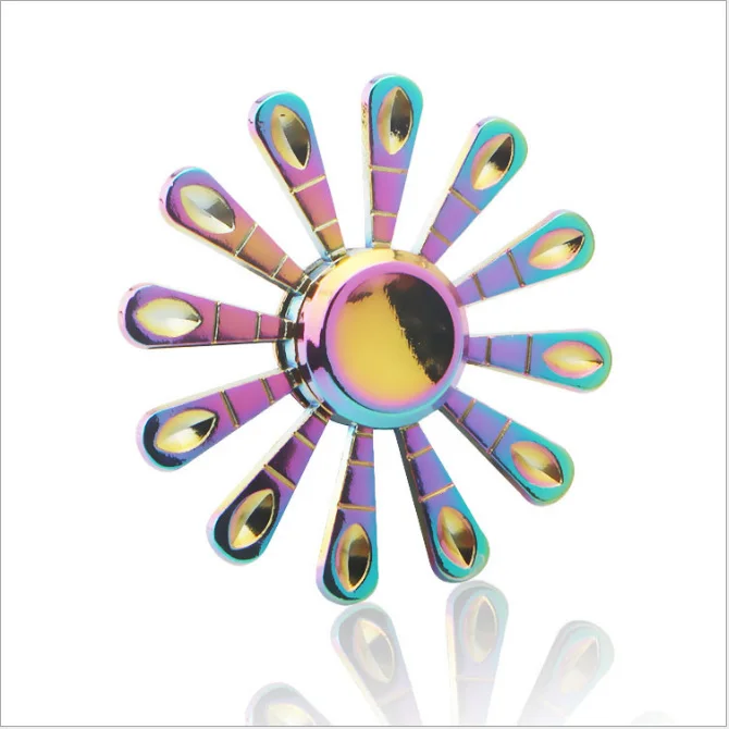 Новинка года Радуга рука Spinner handspinner Непоседа Игрушечные лошадки Наруто цинковый сплав Deak Игрушечные лошадки анти-стресс дети Рождество Игрушечные лошадки для детей
