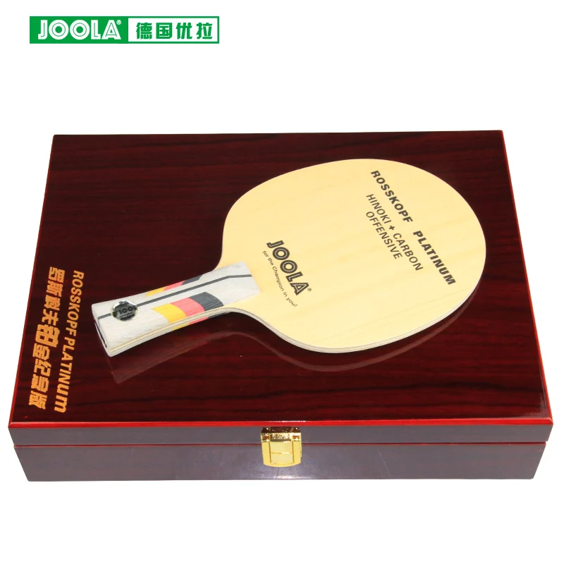 Joola ROSSKOPF Platinum (5 слоев HINOKI + Premium Carbon offency) лезвие для настольного тенниса с