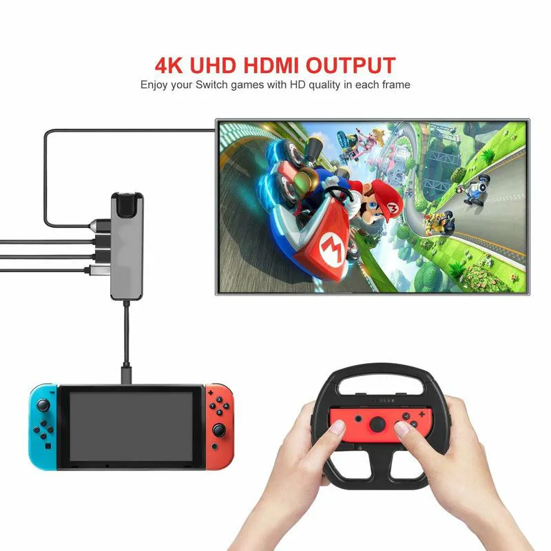 Basix USB C Hdmi 4K адаптер концентратор до Gigabit Ethernet Rj45 сетевой для Mac Book Pro Thunderbolt 3 hdmi