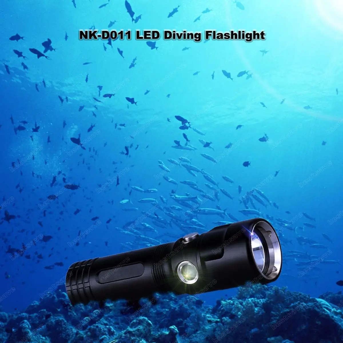 Новый профессиональный фонарик NK D011 Дайвинг Lanterna светодиодный лампы XP LV6 LED IP X8 50 м