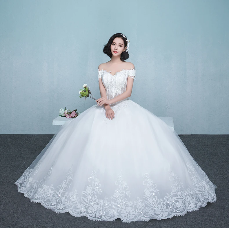 Loverxu Аппликации Кружева Свадебное платье 2017|pattern wedding dress|wedding dresswedding dress 2017 |