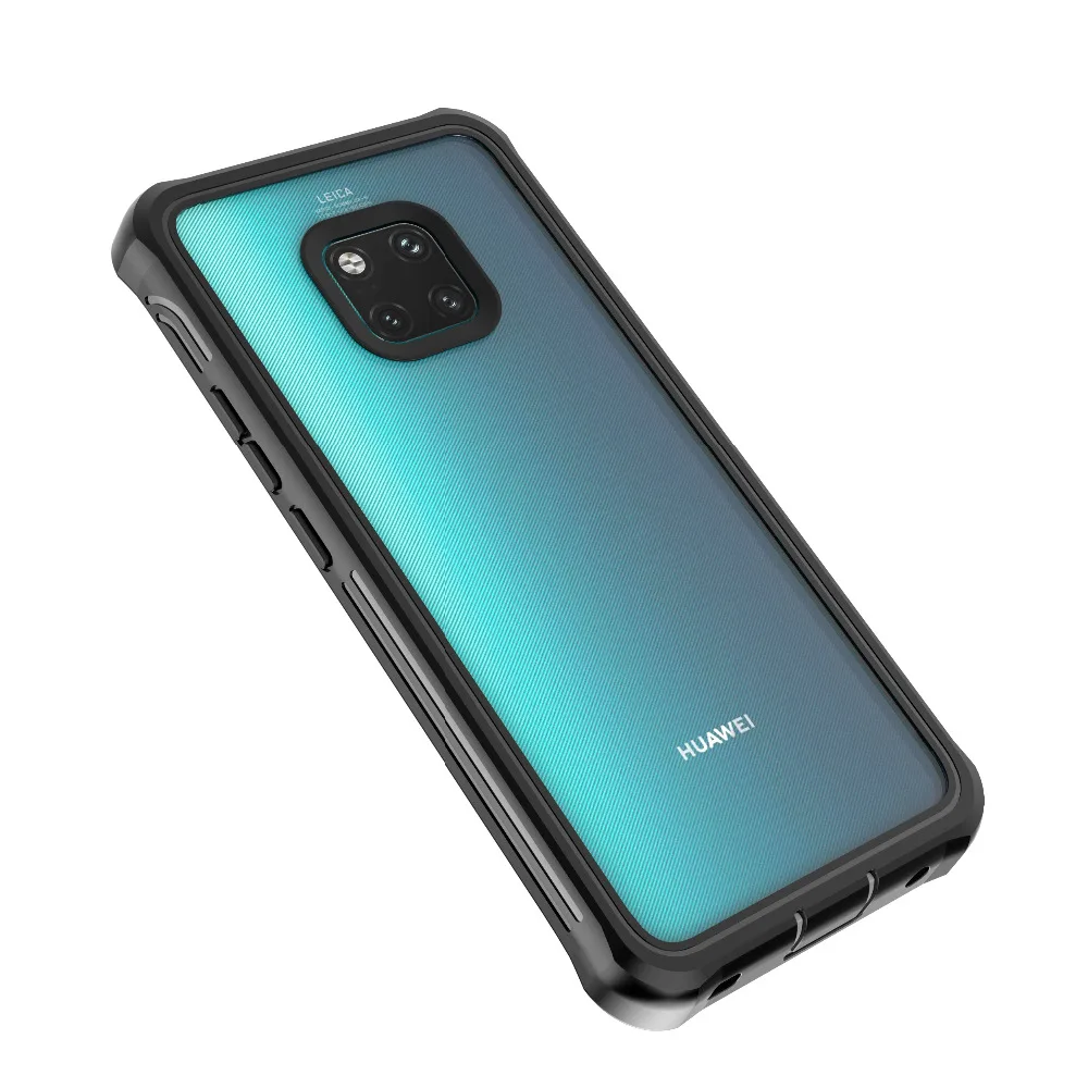 Жизнь водонепроницаемый чехол для телефона для huawei mate 20 Pro 360 ° сверхмощная защита прозрачная Противоударная задняя крышка защита Funda