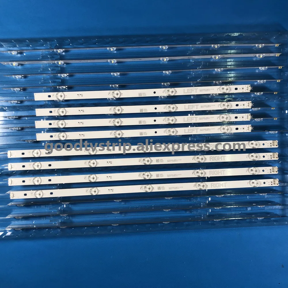 8 шт./компл. светодиодный подсветка для LG 49UK6200 49UK6300 49UJ630V 49LJ5500 49UJ635T NC490DGG NC490DUE AAFX1 41CA