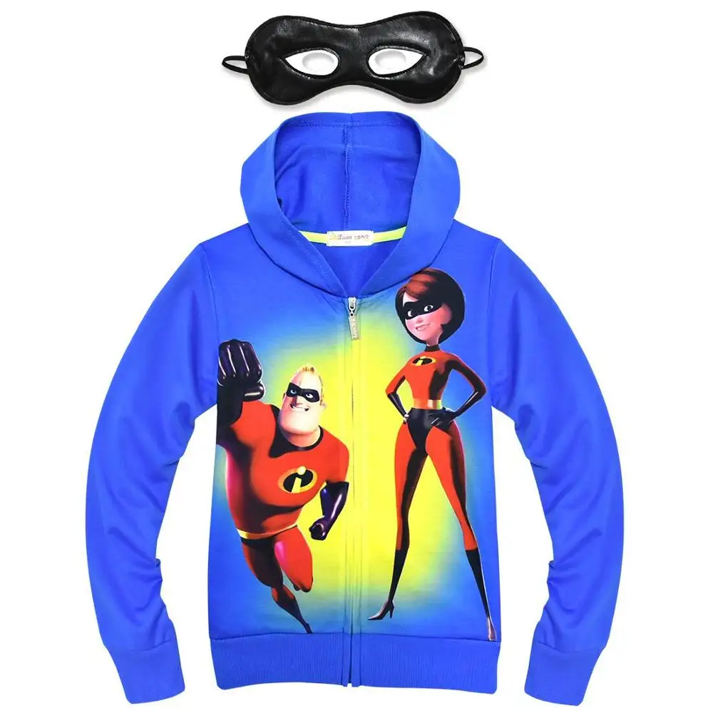 color at picture Одежда для маленьких девочек; Суперсемейка для мальчиков; 2 толстовки; хлопковые короткие детские толстовки; детская одежда с буквенным принтом; футболка; куртка - Цвет: color at picture