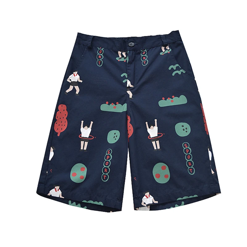 2019 Харадзюку забавные спортивные женские шорты с принтом граффити Летние