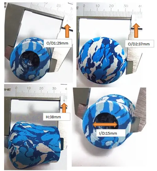 5 шт. камуфляжные наконечники для удочки 15 мм | Спорт и развлечения