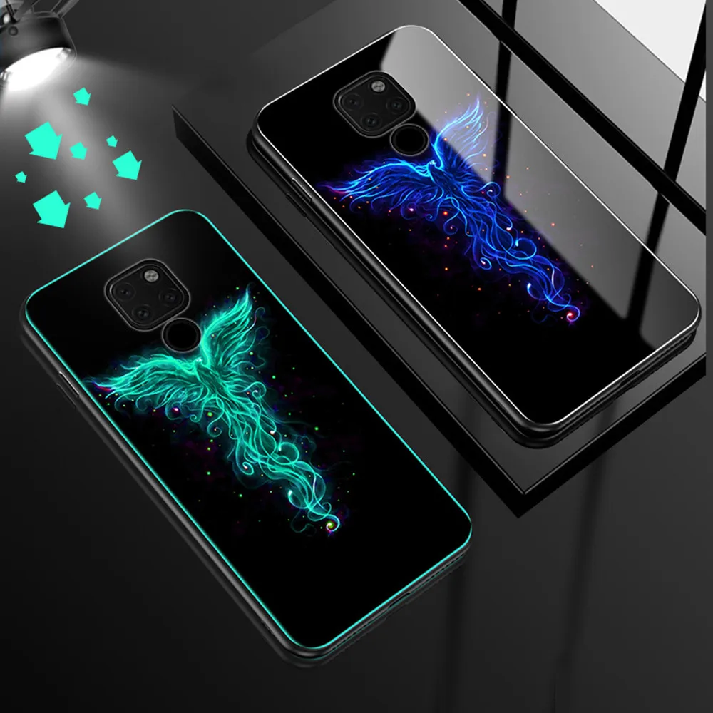 Luminous Phone Cases For Huawei Honor 7A 7C P10 P20 Pro Space Night Shine Glass Case Nova3e 3i Nova 2s Mate 20 10 |