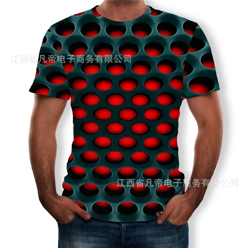 New Heroes T-shirt Men's and Women's 3-D Shirts Summer Hip-Hop Printed Shirt Origin Free of Freight | Мужская одежда