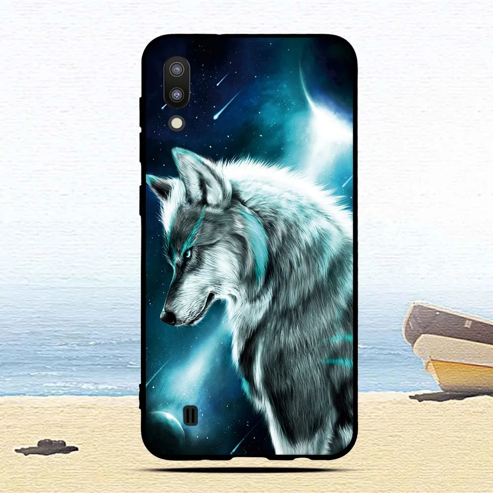 Мягкий чехол из ТПУ для Samsung Galaxy M10 M 10 милые животные с рисунком задняя крышка
