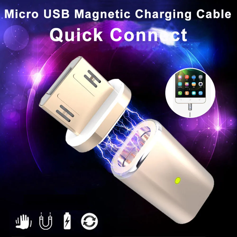 Vovotrade горячий Micro USB Магнитный адаптер зарядное устройство кабель металлический