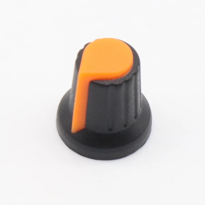 10 шт. 6 мм Пластиковые накатанные ручки потенциометра 15*17 мм|knob cap|knob threadedknob 6mm |