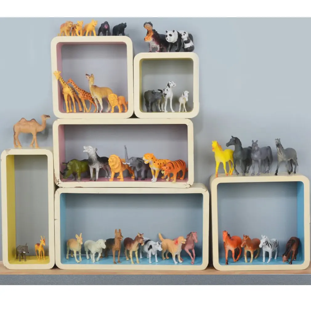 Модель животного дикий лес домашнее животное детский подарок игрушки украшение