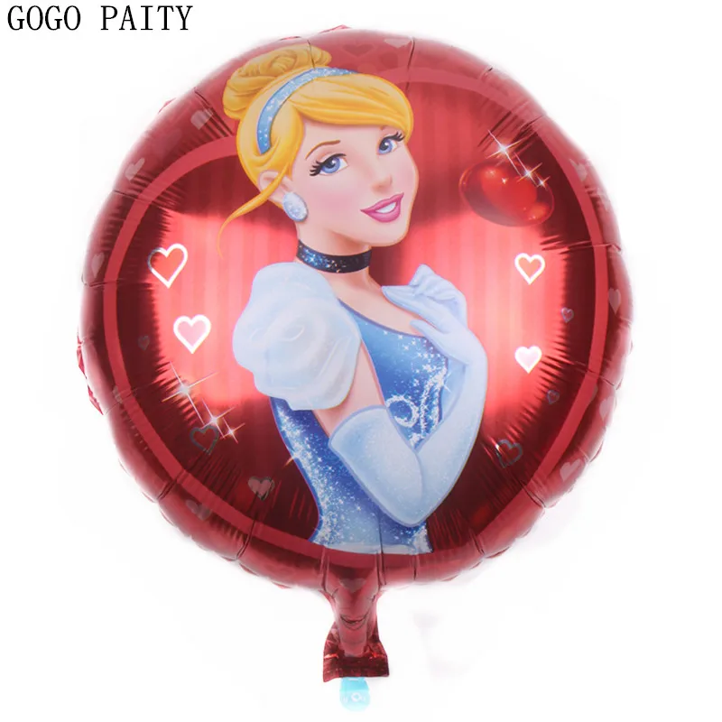 GOGO PAITY бесплатная доставка 18 дюймов принцесса алюминиевый шар День Святого