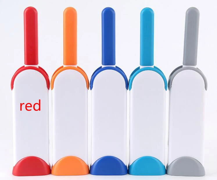 Dog Comb Tool Pet Hair Remover Brush Dog Cat Fur Brush Base Double-Side Home Furniture Sofa Clothes Cleaning Lint Brush - Цвет: Red big